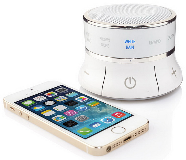 brookstone Tranquil Moments Bedside Speaker Sleep Sounds