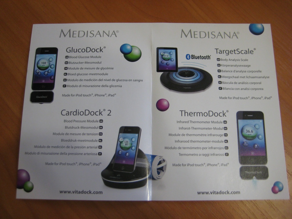 Безконтактный инфракрасный термометр Medisana ThermoDock для iOS-аппаратов.  Новости, статьи и обзоры от iCover.ru