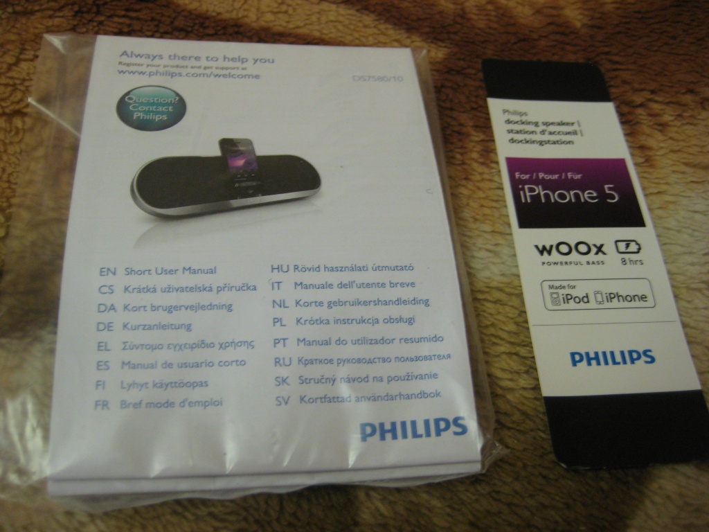 Philips DS7580 - акустическая система для iPhone 5/iPod Touch 5. Новости,  статьи и обзоры от iCover.ru