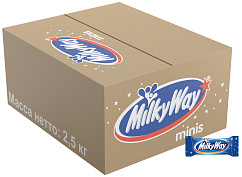 Шоколадные конфеты Milky Way Minis , молоко, нуга, 2.5 кг купить в интернет-магазине icover