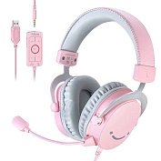 Игровые наушники Fifine H9 Gaming Headsets (Pink) купить в интернет-магазине icover