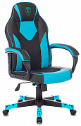 Игровое кресло Бюрократ Zombie GAME 17 (Black/Blue) купить в интернет-магазине icover