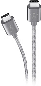 Кабель Belkin Mixit Metallic (F2CU041BT06-GRY) USB-C to USB-C 1.8 m (Gray) купить в интернет-магазине icover