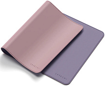 Коврик для мыши Satechi Dual Side Eco-Leather Deskmate ST-LDMPV (Pink/Purple) купить в интернет-магазине icover
