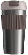 Термостакан-непроливайка KissKissFish Rainbow Vacuum Coffee Tumbler (Brown) купить в интернет-магазине icover