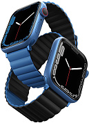 Ремешок Uniq Revix (41MM-REVBLUBLK) для Apple Watch 41 / 40 / 38 mm (Blue/Black) купить в интернет-магазине icover