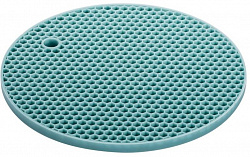 Подставка на стол Xiaomi Jordan & Judy Honeycomb Round Shaped Silicone Mat (Dark Blue) купить в интернет-магазине icover