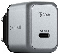 Сетевое зарядное устройство Satechi 20W USB-C PD Wall Charger ST-UC20WCM-EU (Space Gray) купить в интернет-магазине icover