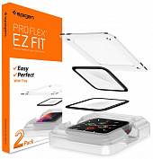 Защитное стекло Spigen ProFlex EZ Fit (AFL01219) для Apple Watch series SE/6/4/5 40mm (Black) купить в интернет-магазине icover