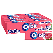 Жевательная резинка Orbit Сочный арбуз, без сахара, 30 пачек по 13.6 г купить в интернет-магазине icover