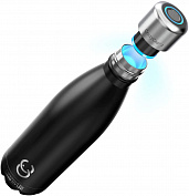 Умная бутылка для воды CrazyCap 2 Gen с УФ-стерилизатором (Black Onyx) купить в интернет-магазине icover