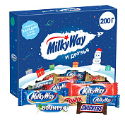 Новогодний набор сладостей Milky Way Minis, Twix, Snickers и Bounty, 200 г х 2 шт. купить в интернет-магазине icover