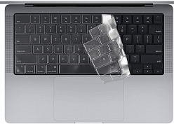 Накладка на клавиатуру iBlas для Apple MacBook Pro 14/16" (A2485/A24) 2021 US (американская раскладка) (Clear) купить в интернет-магазине icover