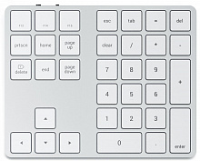 Беспроводная клавиатура Satechi Bluetooth Extended Keypad ST-XLABKS (Silver) купить в интернет-магазине icover