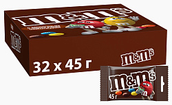 Драже M&M's с молочным шоколадом, 45г х 32 шт. купить в интернет-магазине icover