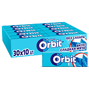 Жевательная резинка Orbit Сладкая Мята, без сахара, 30 пачек по 13,6 г купить в интернет-магазине icover