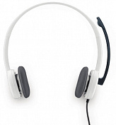 Проводные наушники с микрофоном Logitech Corded Stereo Essential 981-000350 (White) купить в интернет-магазине icover