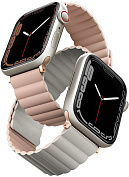 Ремешок Uniq Revix (41MM-REVPNKBEG) для Apple Watch 41 / 40 / 38 mm (Pink/Beige) купить в интернет-магазине icover