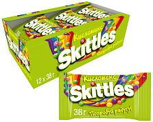 Драже Skittles Кисломикс, в разноцветной глазури, 12 шт по 38 г купить в интернет-магазине icover