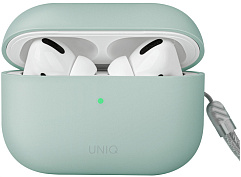 Чехол Uniq Lino (AIRPODSPRO2-LINOGRN) для Airpods Pro 2 (Mint Green) купить в интернет-магазине icover