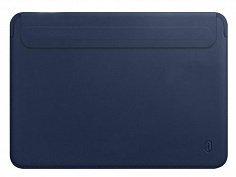 Чехол Wiwu Skin Pro 2 Leather для MacBook Pro 13/Air 13 2018 (Blue) купить в интернет-магазине icover