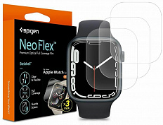 Защитная пленка Spigen Neo Flex (AFL04049) для Apple Watch series 7 45 mm 3 шт. (Clear) купить в интернет-магазине icover