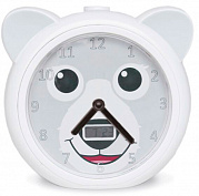 Часы-будильник Zazu Медвежонок Бобби ZA-BOBBY-01 (White) купить в интернет-магазине icover