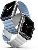 Ремешок Uniq Revix (41MM-REVWHTBLU) для Apple Watch 41 / 40 / 38 mm (White/Arctic Blue) купить в интернет-магазине icover