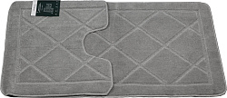 Набор ковриков для ванной Ridberg Ромб 100х60, 60x50 (Grey) купить в интернет-магазине icover