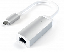 Адаптер Satechi Aluminium USB-C to Ethernet ST-TCENS (Silver) купить в интернет-магазине icover