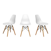 Комплект стульев RIDBERG DSW EAMES 3 шт. (White) купить в интернет-магазине icover