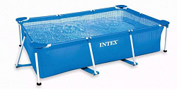 Intex Reсtangular frame (с28272) - прямоугольный каркасный бассейн 300х200х75 см (Blue) купить в интернет-магазине icover