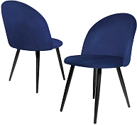 Комплект стульев Ridberg ЛОРИ Velour 2 шт. (Deep Blue) купить в интернет-магазине icover