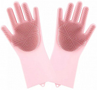 Перчатки для уборки Xiaomi Silicone Cleaning Glove (Pink) купить в интернет-магазине icover