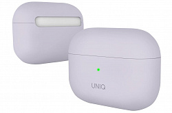 Чехол Uniq Lino Hybrid Liquid Silicon для AirPods Pro (Lilac Lavender) купить в интернет-магазине icover