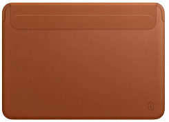 Чехол WIWU Skin New Pro 2 Leather Sleeve для MacBook Pro 16 (Brown) купить в интернет-магазине icover