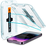 Защитное стекло Spigen Glas.tR EZ Fit 2 Pack (AGL05214) для iPhone 14 Pro (Transparency) купить в интернет-магазине icover