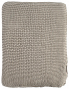 Плед жемчужной вязки серого цвета Tkano Essential, 180х220 см купить в интернет-магазине icover
