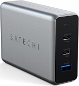 Сетевое зарядное устройство Satechi Compact Gan Charger (ST-TC100GM-EU) 100W Type-C PD (Space Grey) купить в интернет-магазине icover