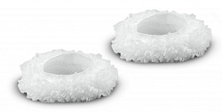 Комплект обтяжек для большой круглой щетки Karcher 2.863-243.0 (White) купить в интернет-магазине icover