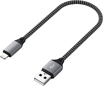 Кабель Satechi ST-TAL10M USB-A/Lightning 25cm (Space Grey) купить в интернет-магазине icover