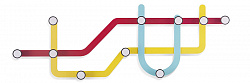 Вешалка Subway, разноцветная купить в интернет-магазине icover