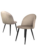Комплект стульев Ridberg ЛОРИ Velour 2 шт. (Grey) купить в интернет-магазине icover