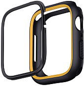 Чехол Uniq Moduo interchangable case для Apple Watch 45/44 mm (Black/Mustard) купить в интернет-магазине icover