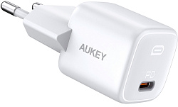 Cетевое зарядное устройство Aukey Omnia Mini 20W PD USB-C PA-B1 (White) купить в интернет-магазине icover