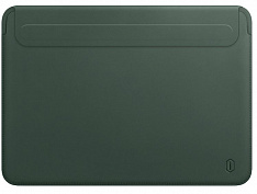 Чехол WIWU Skin New Pro 2 Leather Sleeve для MacBook Pro 13/Air 13 2018 (Green) купить в интернет-магазине icover